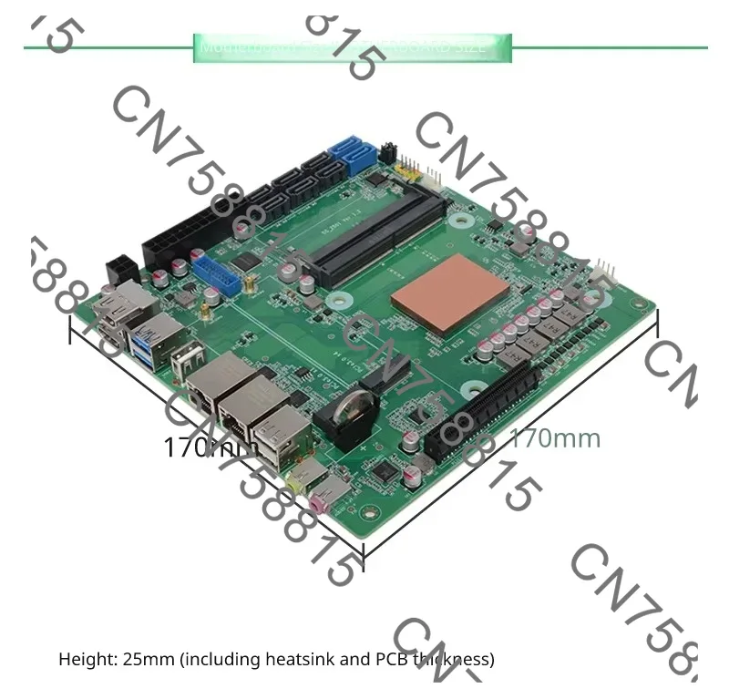 Mini Itx Dual 2.5G Nas Motherboard - Papan utama Mini ITX AMD Ryzen