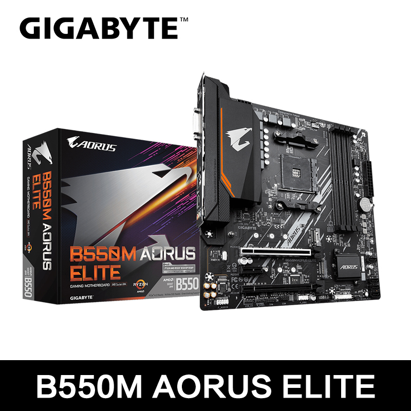 GIGABYTE Motherboard B550M AOR - X870E Atx Motherboard ulasan dan harga