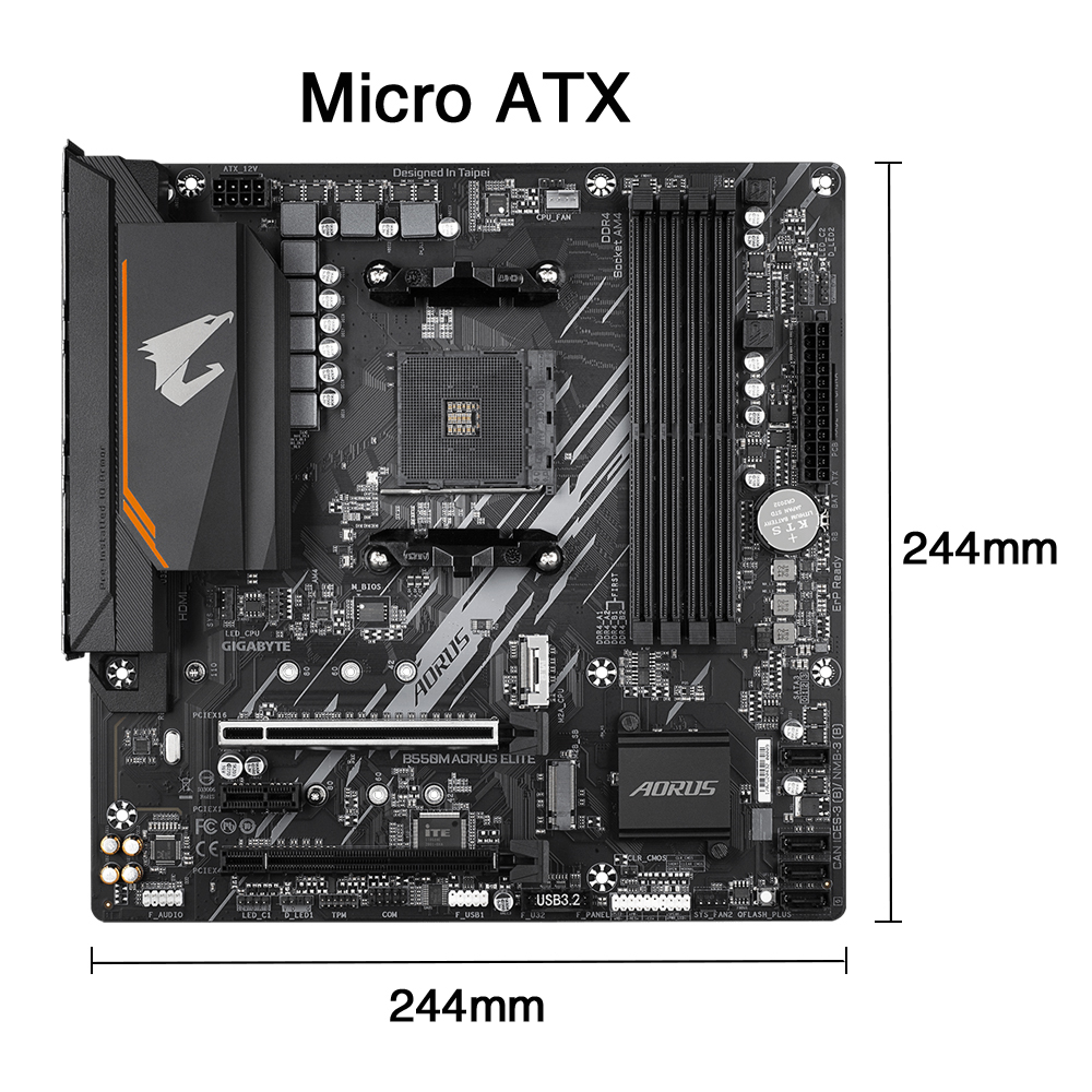 GIGABYTE Motherboard B550M AOR - X870E Atx Motherboard ulasan dan harga